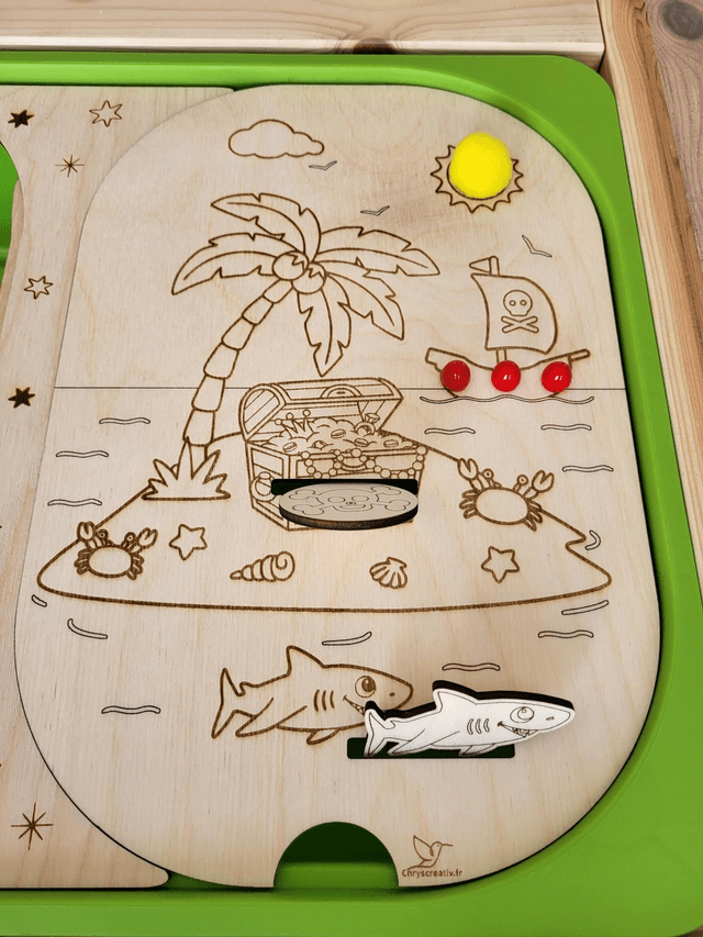 L'île au trésor des pirates 