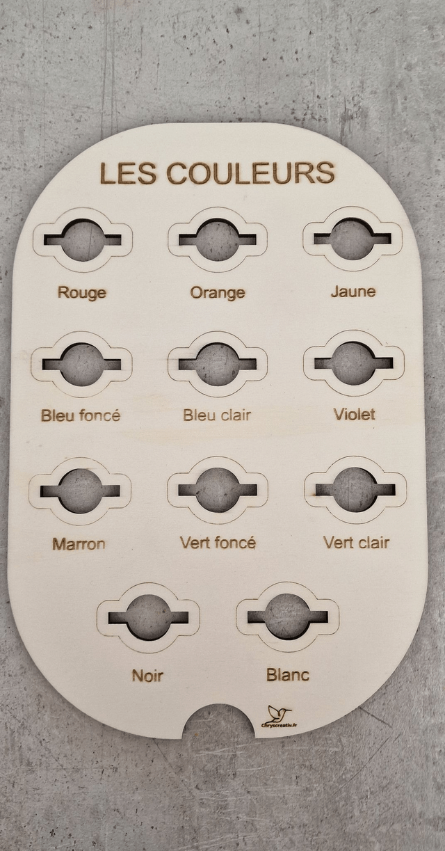 Les couleurs double insertion