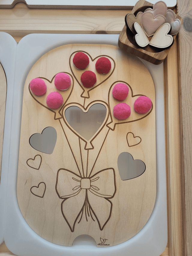 Les ballons coeur