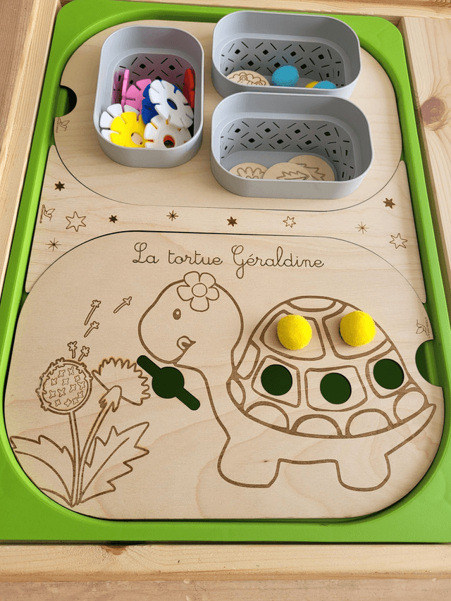 La tortue Géraldine ou Franklin sans jetons