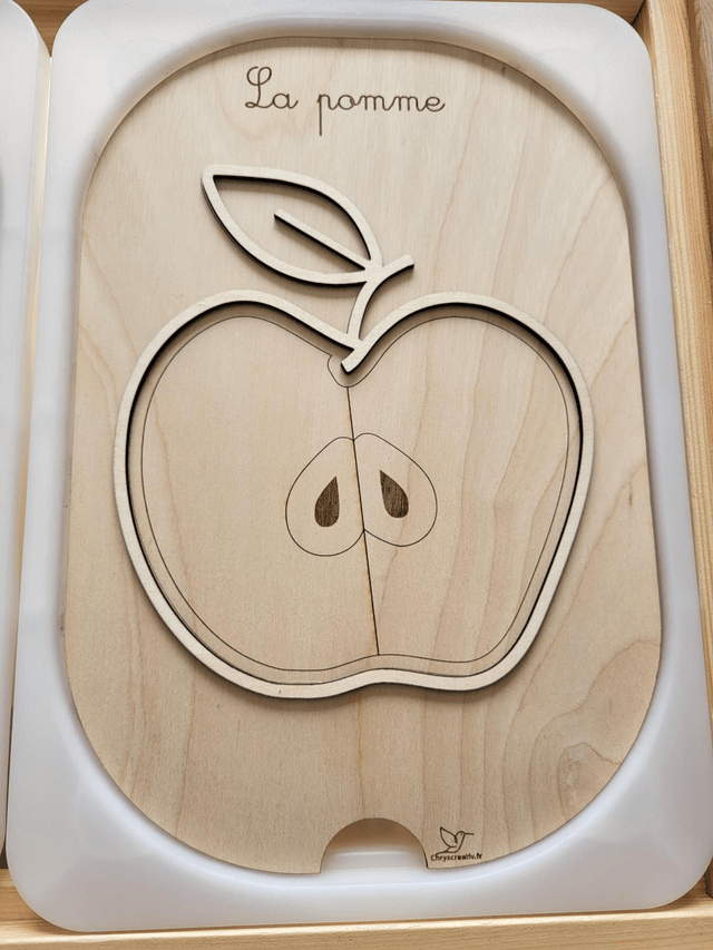 Insert la pomme à remplir 