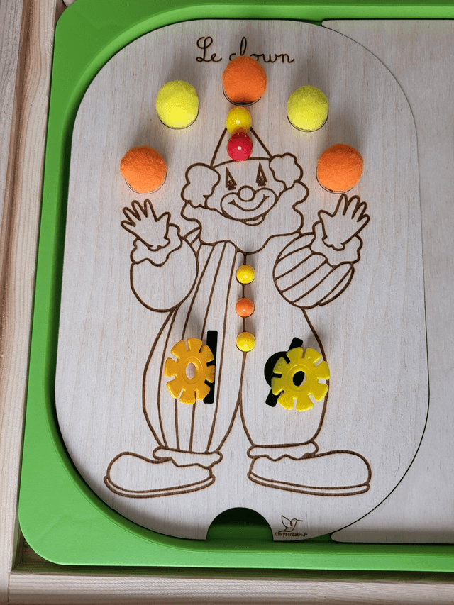 Le clown jongleur 