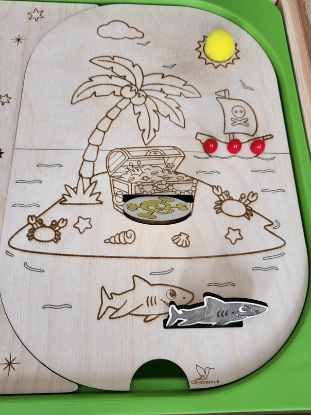L'île au trésor des pirates 