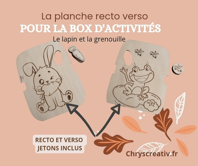 La box d'activités personnalisée seule