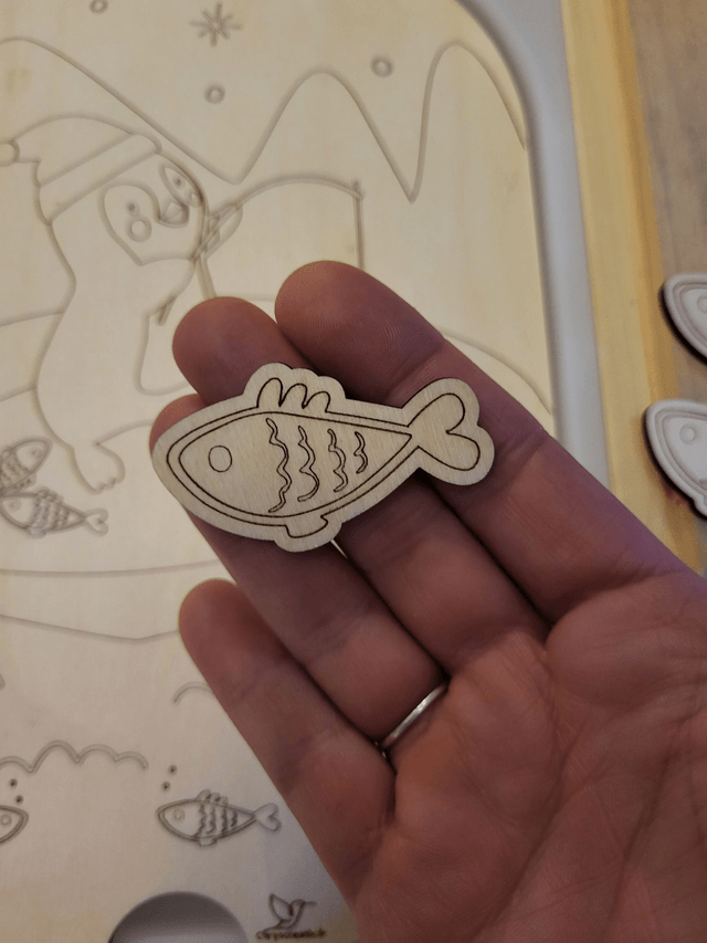 Le pingo pêcheur + 3 jetons fish