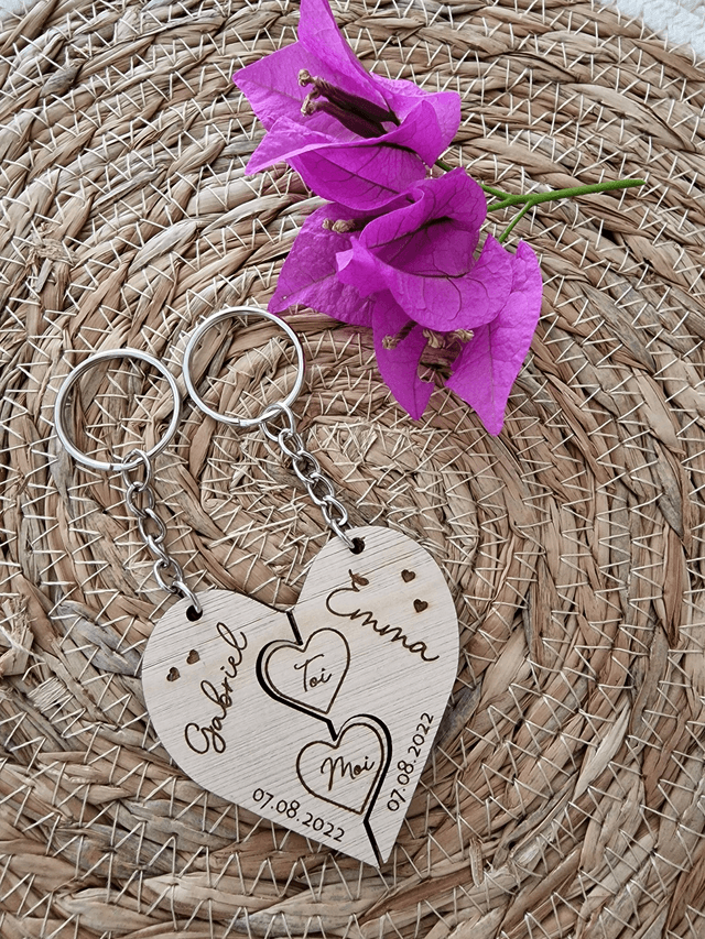 Porte-clés coeur