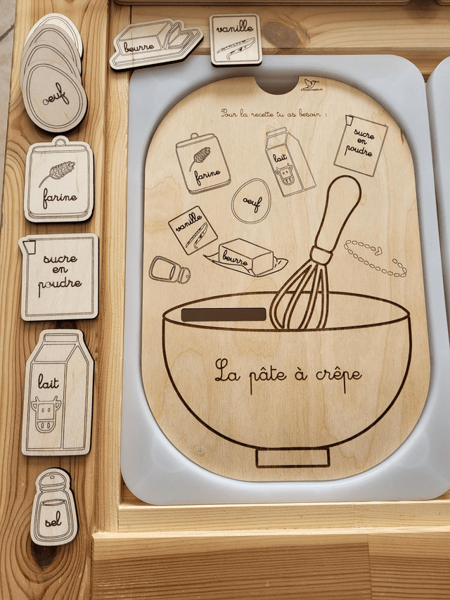 La pâte à crêpes 
