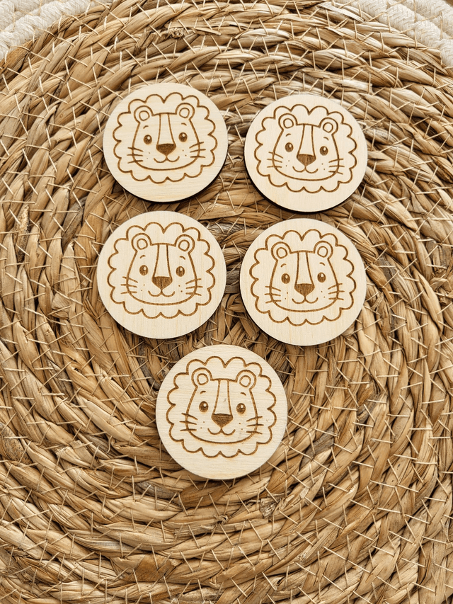 lot de 5 jetons