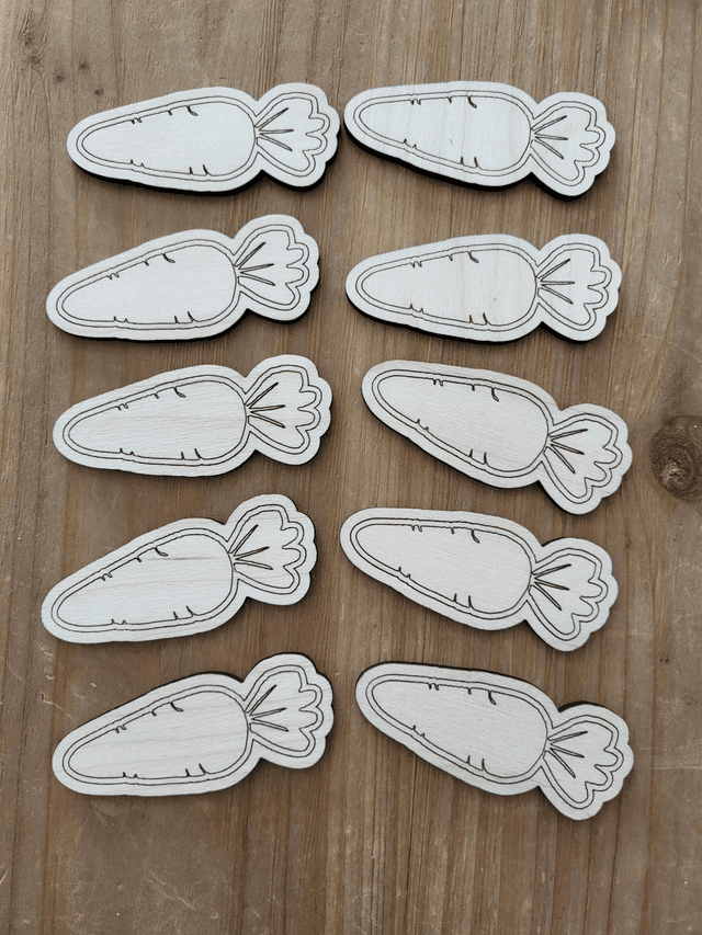 10 carottes jetons