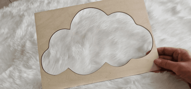 Pochoir nuage A4 38