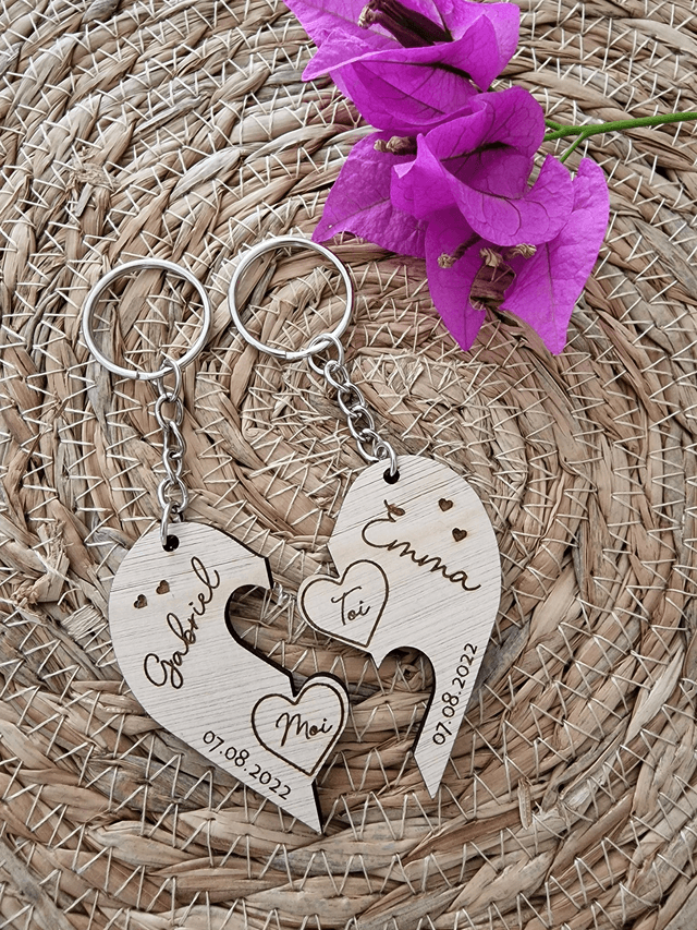 Porte-clés coeur