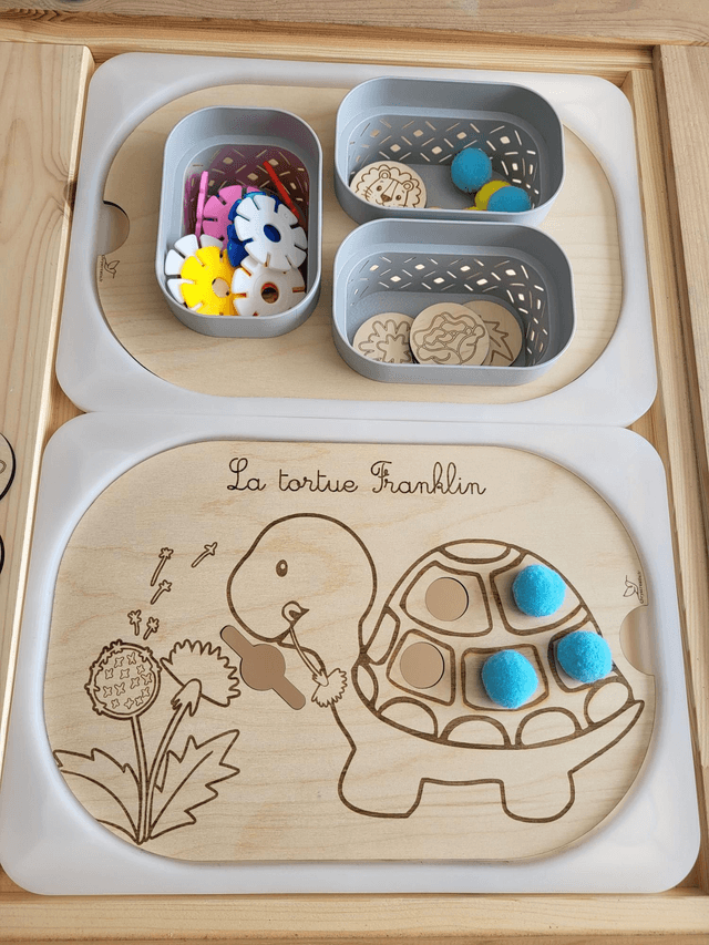 La tortue Géraldine ou Franklin sans jetons